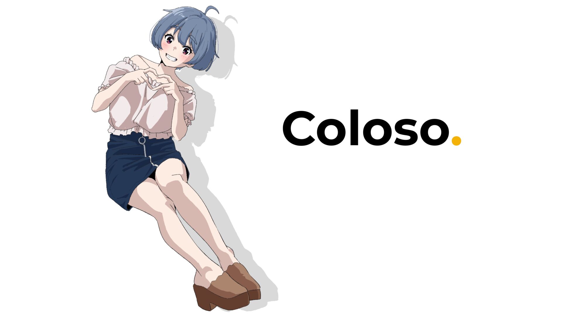 Coloso(コロソ)hide「どんな角度からでも描けるようになる人物画練習ドリル」|短髪女性キャラ単体のカラー作品