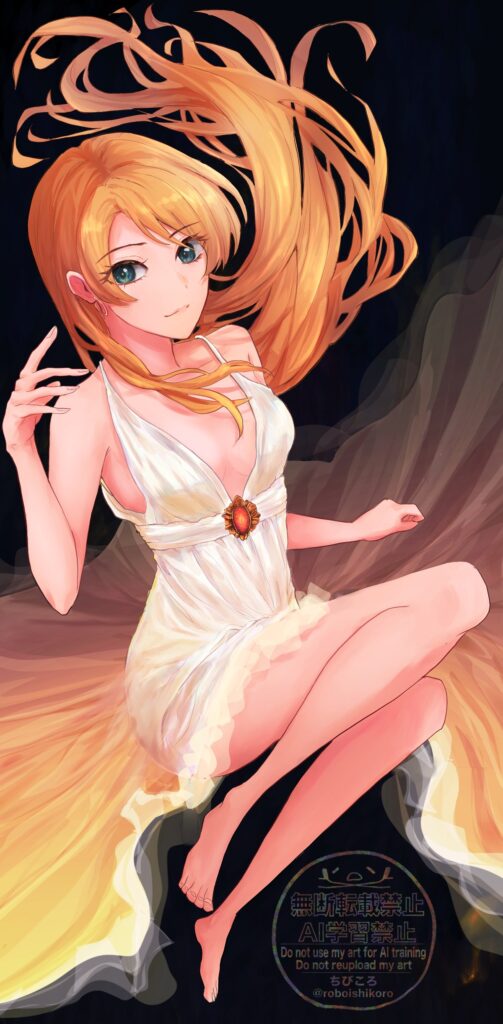 Coloso(コロソ)hide先生のイラスト講座(人物画練習ドリル)受講後の作品(After)