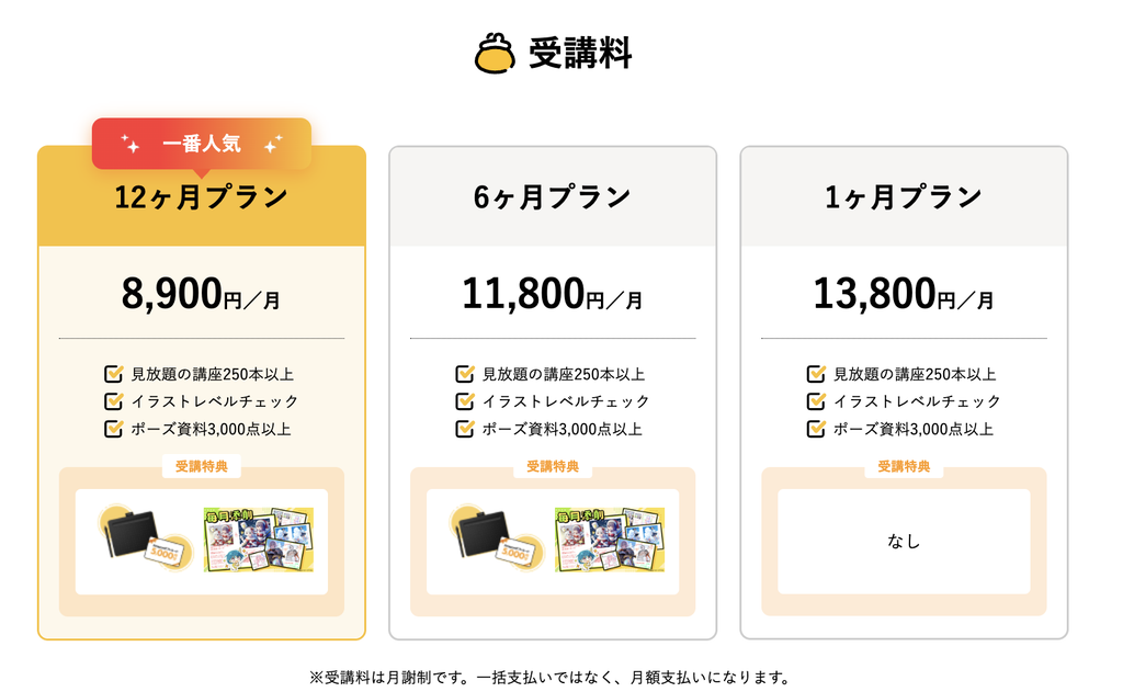 パルミー通常プランの月額料金と添削の有無